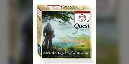 Cover image for 2021 Quest Calendar - The Dragon Staff of Maladoria
