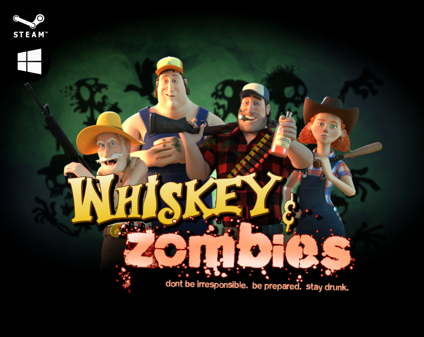 Cover image for Whiskey & Zombies