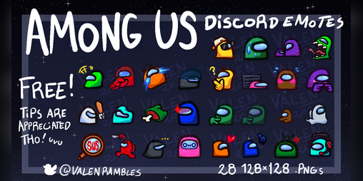 Among Us Us Emotes 