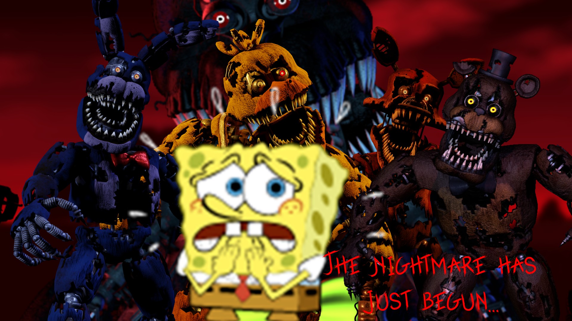 Spongebob's Nights at Freddy's Origins Undertale DLC