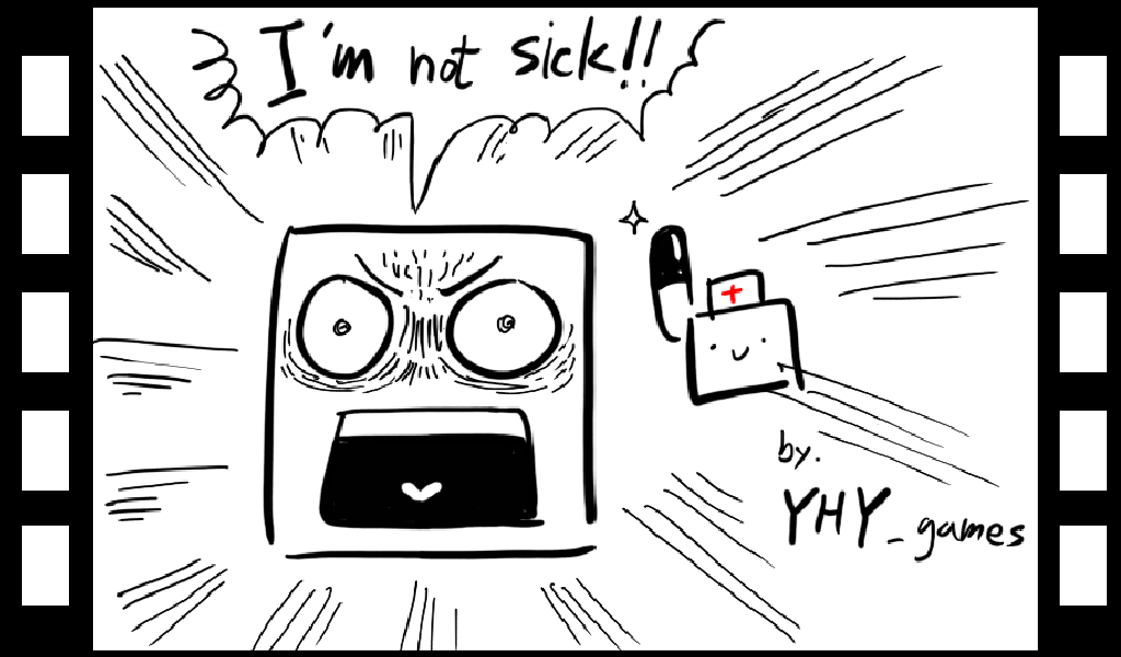 Cover image for I'm not sick!!