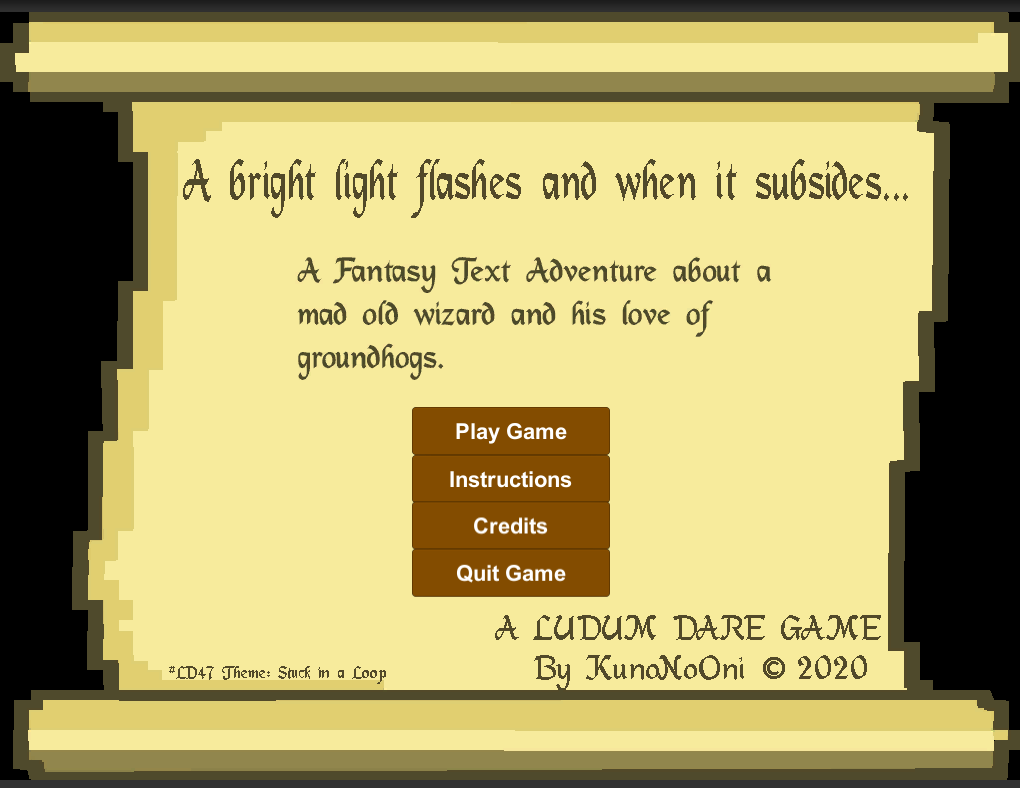 A bright light flashes and when it subsides...