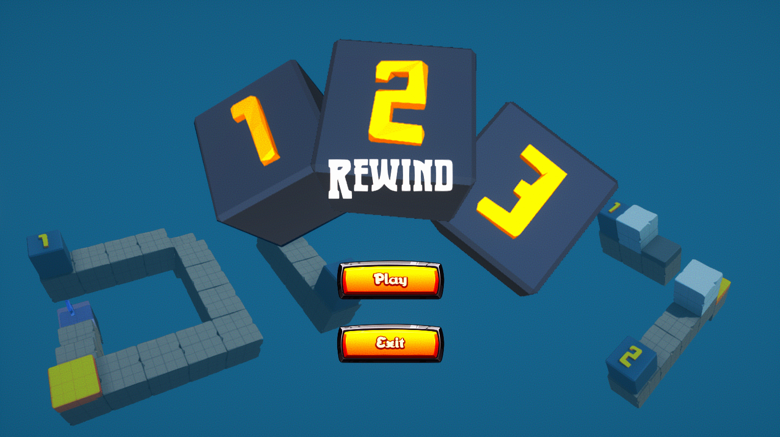 Cover image for Ludum Dare 47 : Stuck in a loop : Rewind, a companion cube story