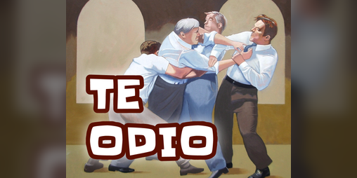 Cover image for Te odio