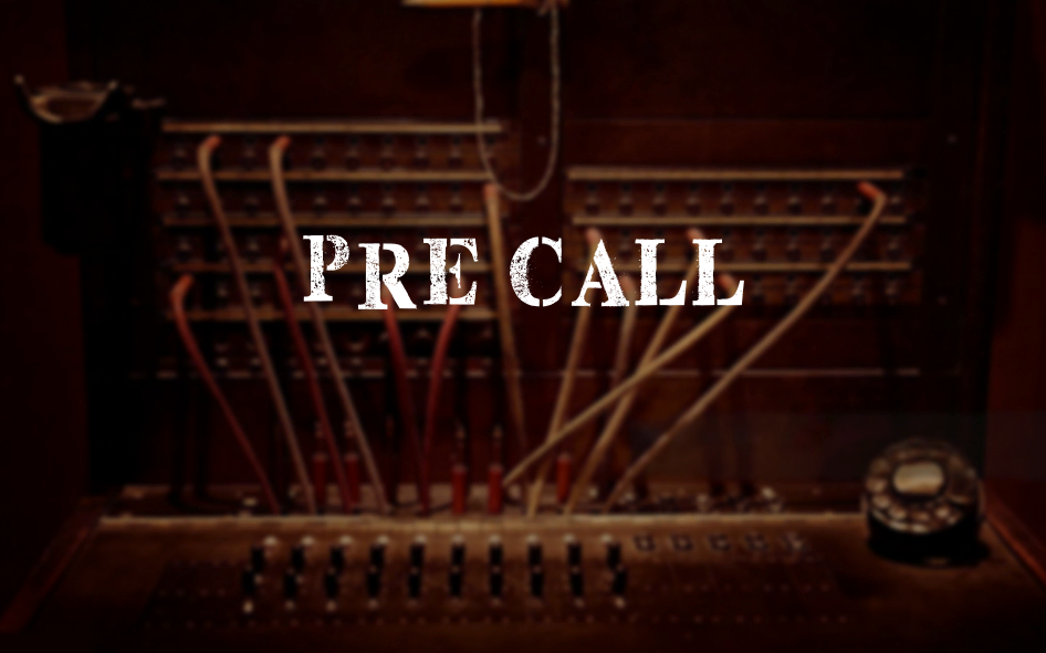 Cover image for Pre Call