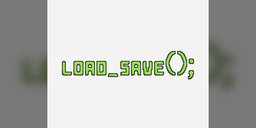 Cover image for load_save();
