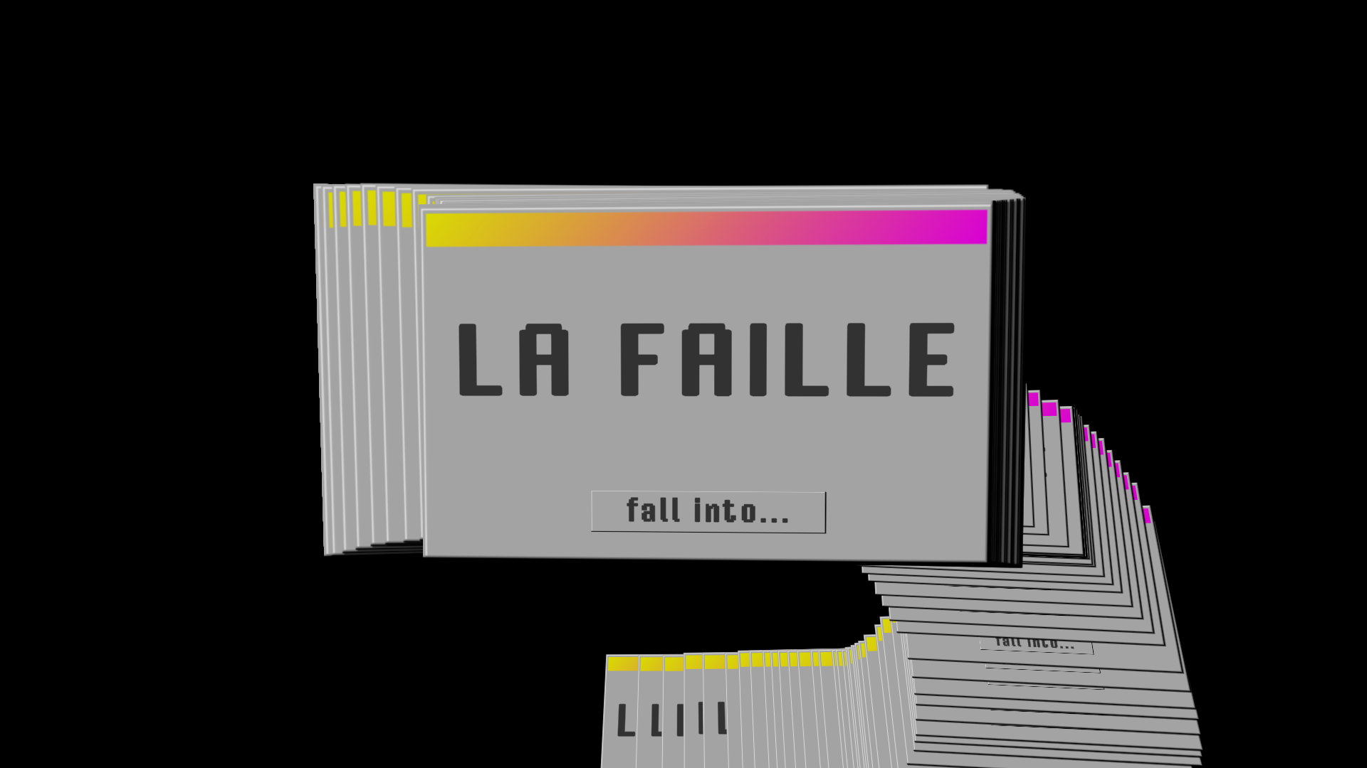 Cover image for LA FAILLE