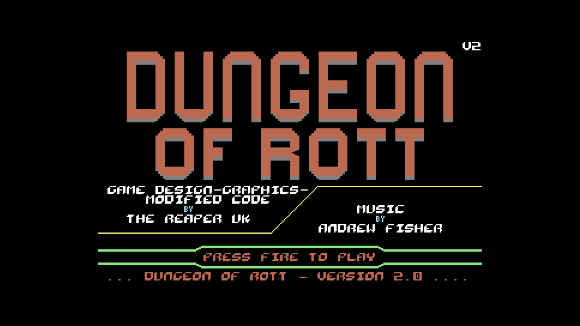 Dungeon of ROTT V2 (C64)