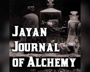 Jayan Alchemical Survey   - a supplement for Blades in the Dark 