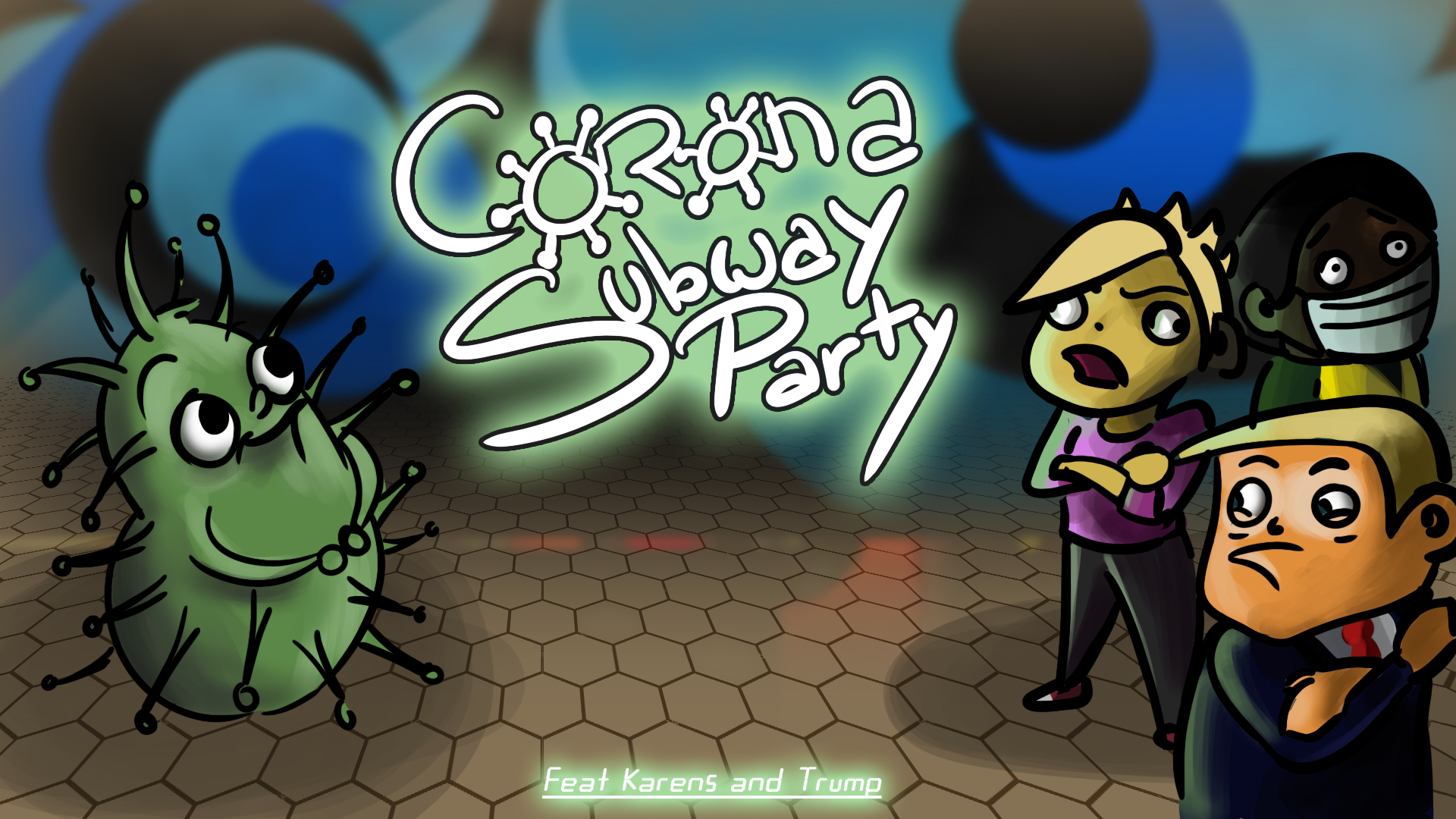 Corona subway party