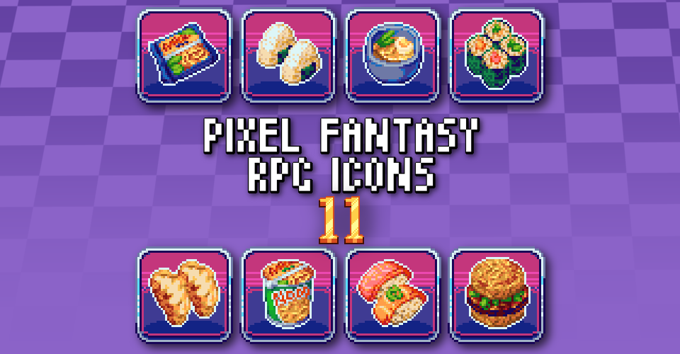 PIXEL FANTASY RPG ICONS - PACK 11