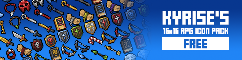 Kyrise's Free 16x16 RPG Icon Pack