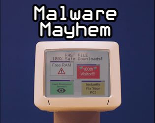 Malware Mayhem   - A Solo Journaling Game About Dodgy Downloads 