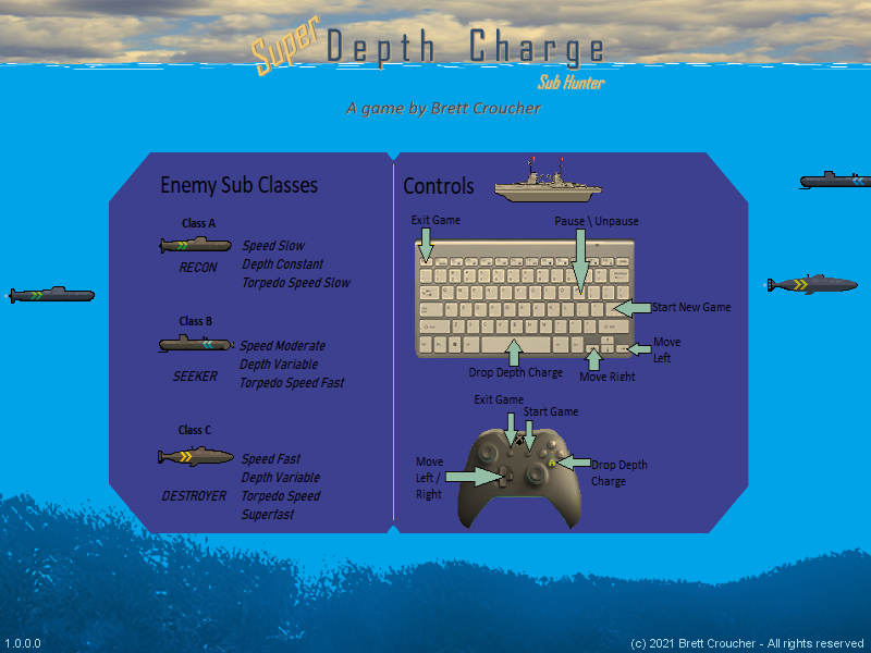 Super Depth Charge Sub Hunter Edition