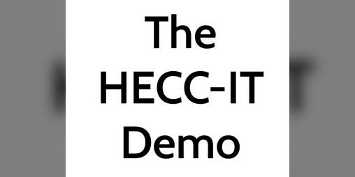 Cover image for The HECC-IT Demo