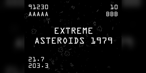 Cover image for Extreme Asteroids 1979