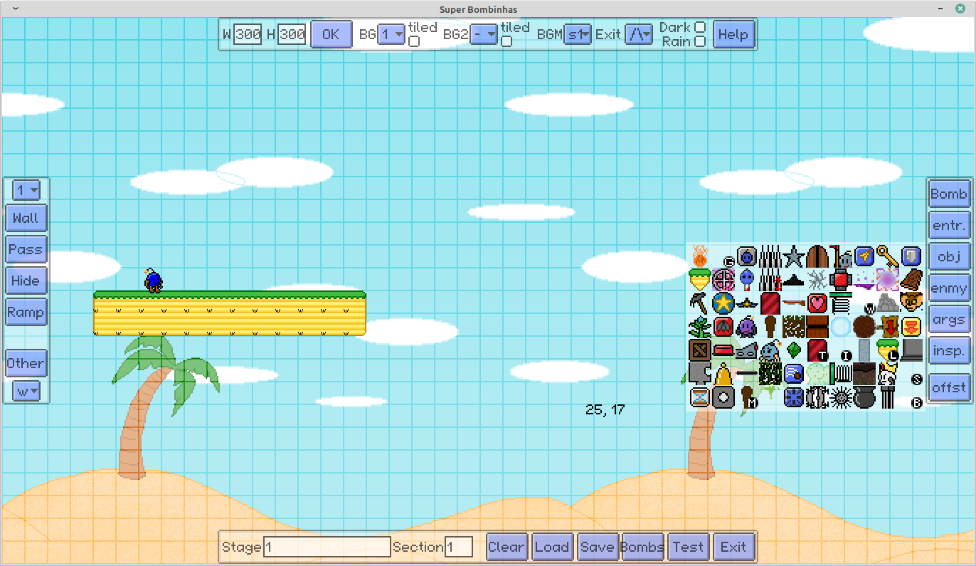 Introducing the Level Editor! - Super Bombinhas by victords