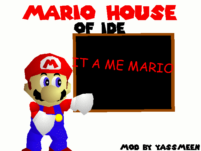 Cat Mario! in IDK (Really) [Baldi's Basics] [Mods]