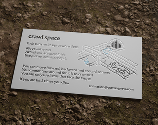crawl space   - a solo business card rpg 