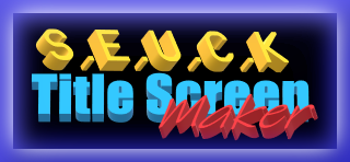 SEUCK Title Screen Maker V1.6  [Commodore 64]