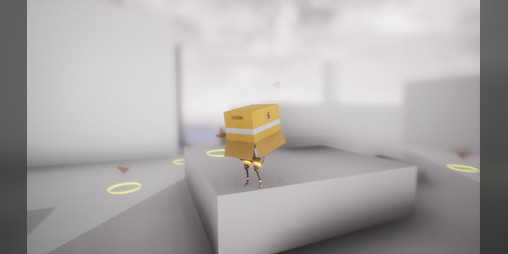 Cover image for A BOX WITH LEGS