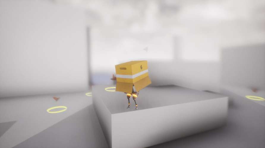 Cover image for A BOX WITH LEGS