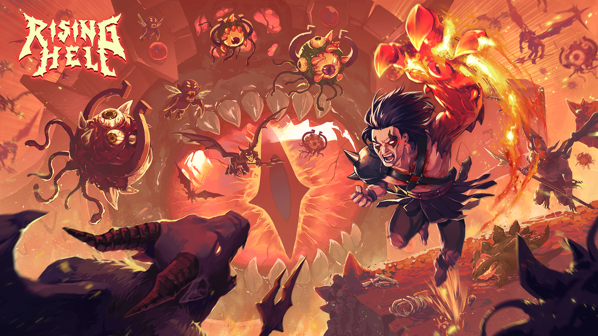 Cover image for Rising Hell