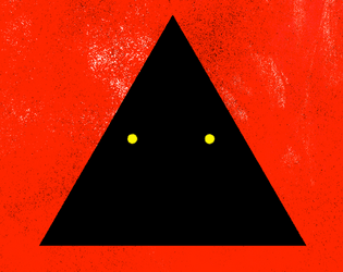 The Triangular, for MÖRK BORG   - A transfixing, two-dimensional daemon-thief based on a Swedish children's song 