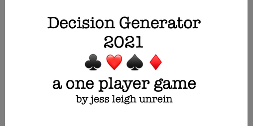 Cover image for Decision Generator 2021