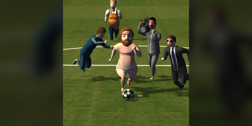 Cover image for Football streaker simulator!