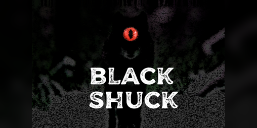 Cover image for Black Shuck — for MÖRK BORG