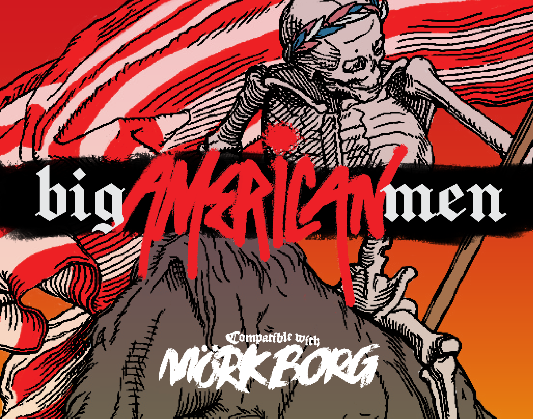 Cover image for BIG AMERICAN MEN