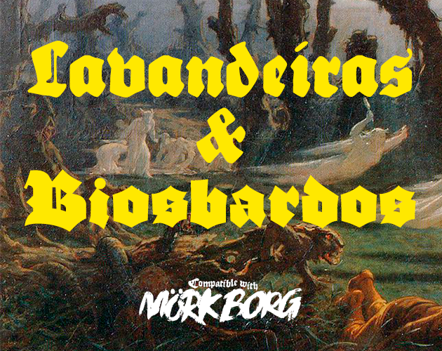 Cover image for Lavandeiras & Biosbardos - Galician folklore for MÖRK BORG