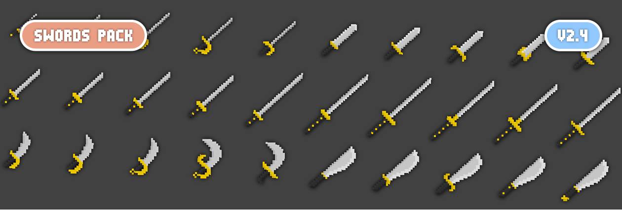 Swords - Pixel Pack 32x32