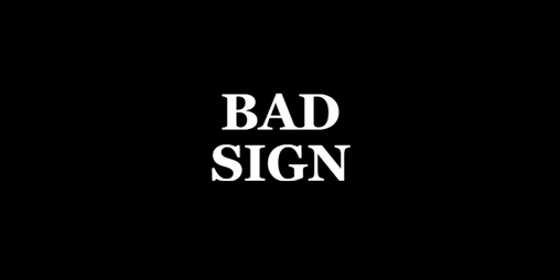 Cover image for Bad Sign