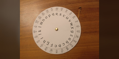 Cover image for Puzzles and cyphers for tabletop RPGs with handouts