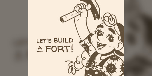 Cover image for Let's make a fort!