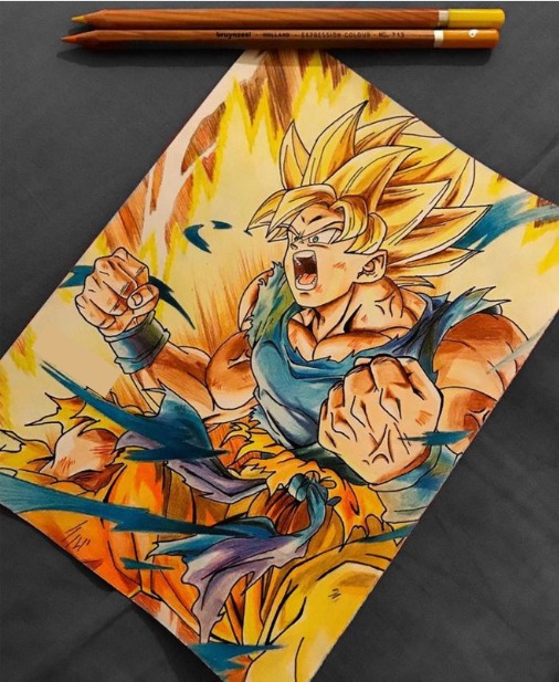 Como desenhar o Goku Super Saiyajin