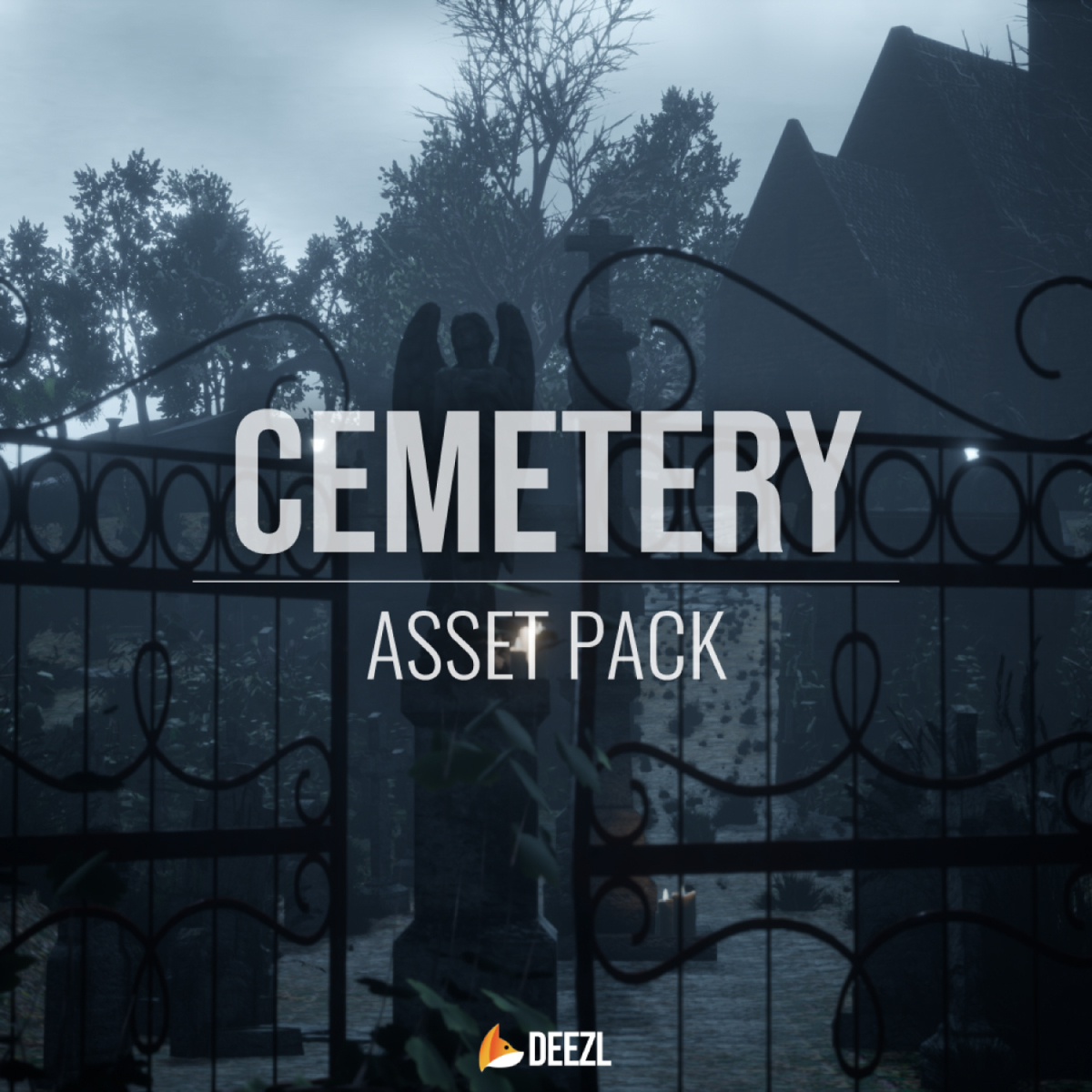 Cemetery - Assets Pack - Blender, FBX And OBJ By DEEZL