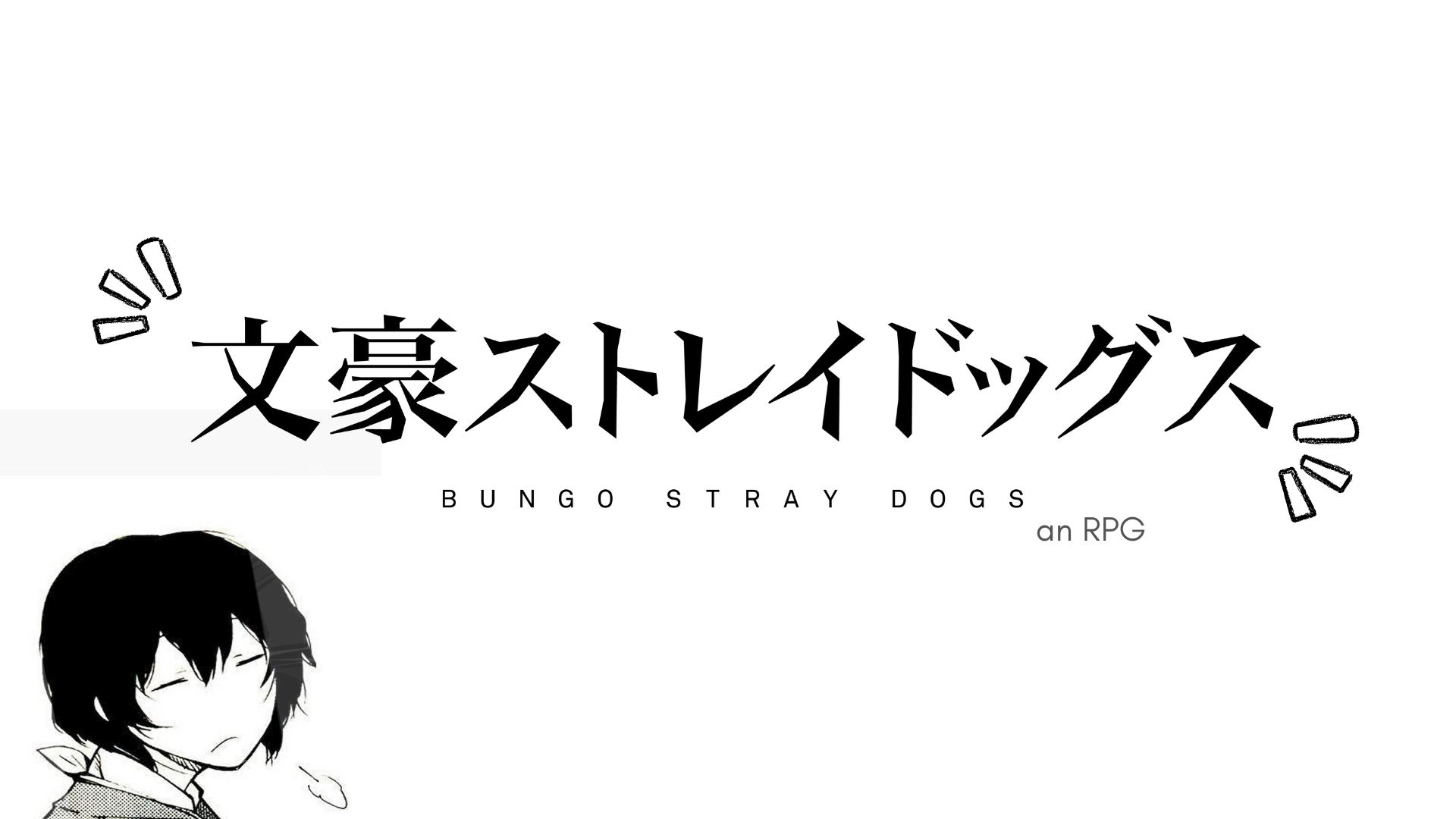 Bungo Stray Dogs An RPG (french version) Bêta