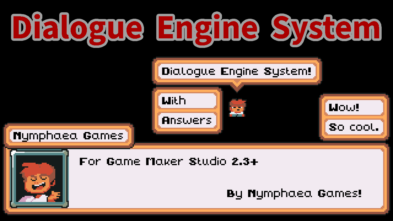 Released: Dialogue Engine System - for Game Maker Studio 2+ - Dialogue  Engine System - for Game Maker Studio + by GhostWolf