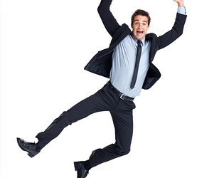 Man Jumps