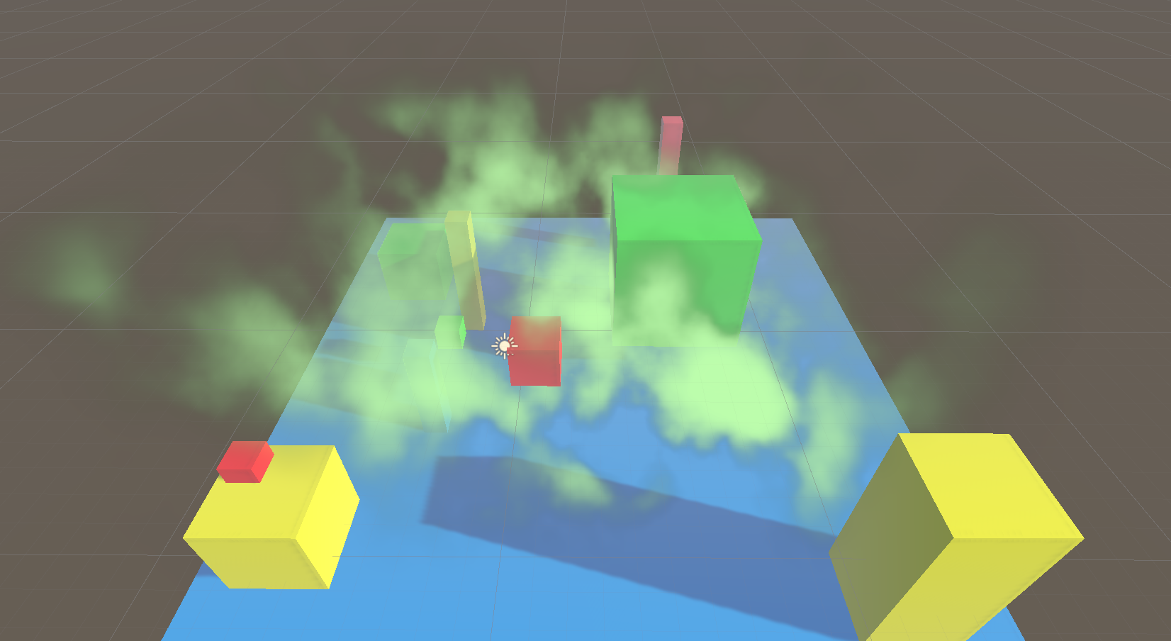 Fog Unity. Ноды Shader graph. URP 2d Water Shader with Buoyancy.