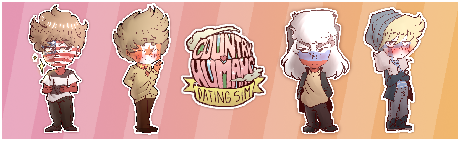 Countryhumans - Dating Sim v0.13 by John's Emazing Films