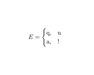Equa!   - An minimal OSR adjacent system laid out as equations. 