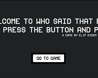 Who Said That Pin