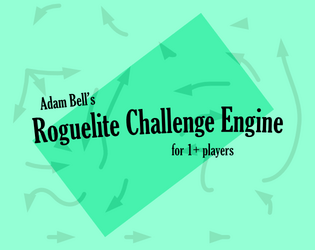 Adam Bell's Roguelite Challenge Engine   - a game on a business card 