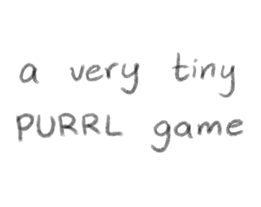 Cover image for a very tiny purrl game
