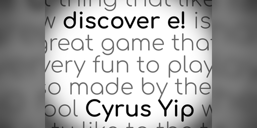 Cover image for discover e!