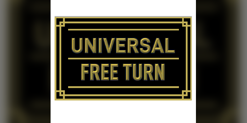 Cover image for Universal Free Turn Card